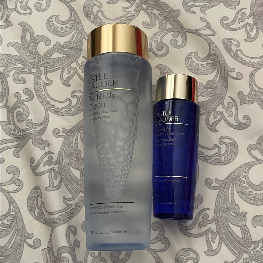 Estée Lauder Perfectly CleanTreatment Lotion & gentle eye makeup remover NEW